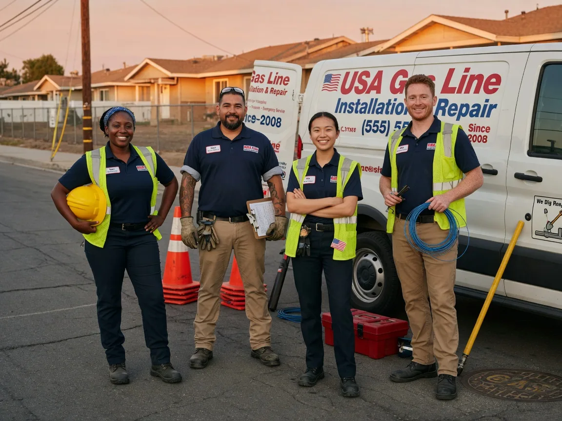 Gas Line Installation company in Leonard, MN